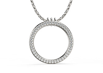 Diamond Circle Pendant