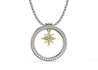 Diamond Circle Pendant