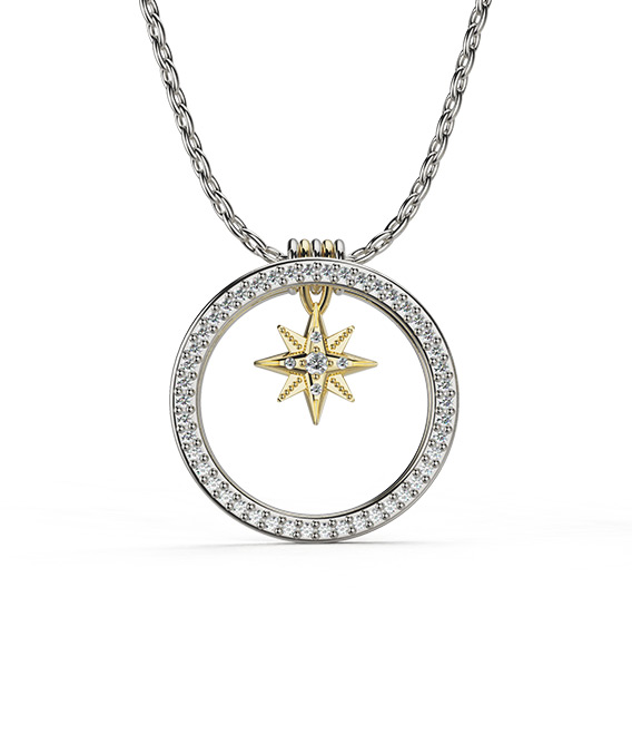 Diamond Circle Pendant