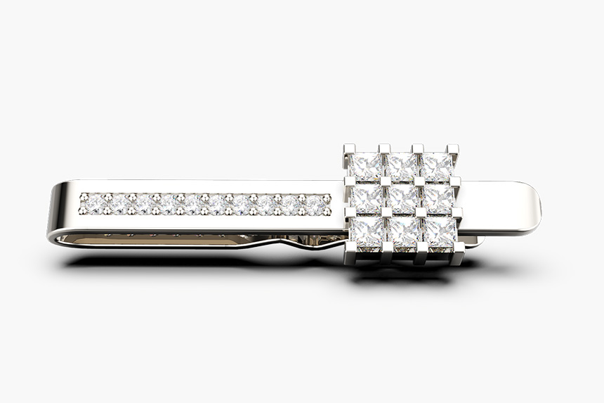 Signature Diamond Tie Bar